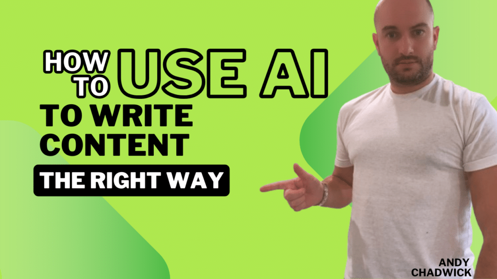 How to use AI to write content the right way